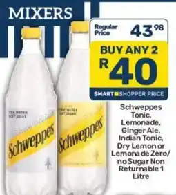 Pick n Pay Liquor Schweppes Mixers offer
