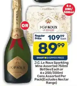 Pick n Pay Liquor J.C. Le Roux Sparkling Wine Assorted offer