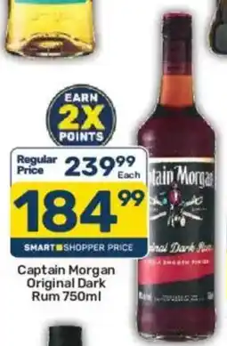 Pick n Pay Liquor Captain Morgan Original Dark Rum offer