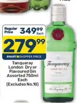 Pick n Pay Liquor Tanqueray London Dry or Flavoured Gin Assorted offer