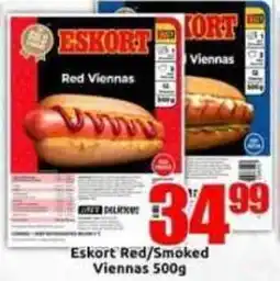 Three Star Cash and Carry Eskort Red/Smoked Viennas offer