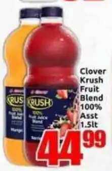 Three Star Cash and Carry Clover Krush Fruit Blend offer