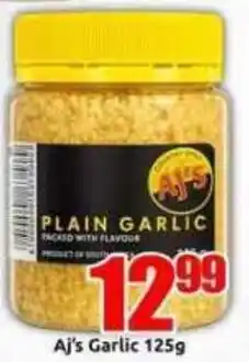 Three Star Cash and Carry Aj's Plain Garlic offer