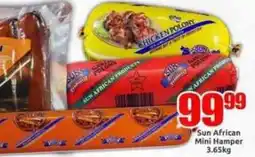 Three Star Cash and Carry Sun African Mini Hamper offer