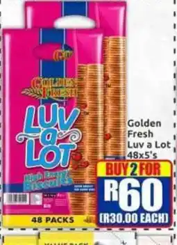 Three Star Cash and Carry Golden Fresh Luv a Lot offer