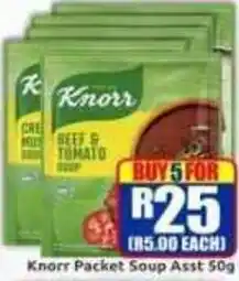 Three Star Cash and Carry Knorr Packet Soup Assorted offer