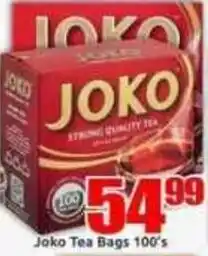 Three Star Cash and Carry Joko Tea Bags offer