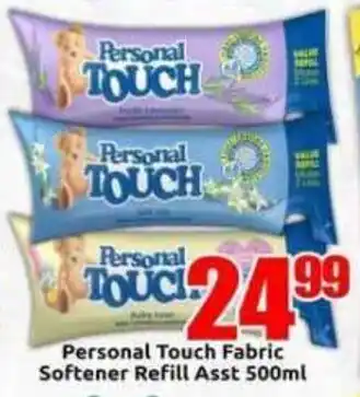 Personal Touch Fabric Softener Refill Assorted