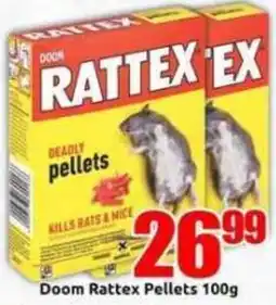Three Star Cash and Carry Doom Rattex Pellets offer