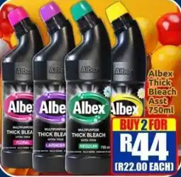Three Star Cash and Carry Albex Thick Bleach Assorted offer