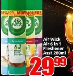 Three Star Cash and Carry Air Wick Air 6 In 1 Freshener Assorted offer