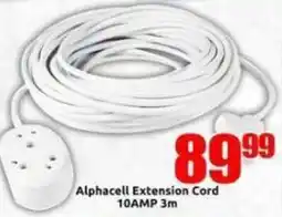 Three Star Cash and Carry Alphacell Extension Cord offer
