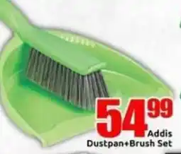 Three Star Cash and Carry Addis Dustpan+Brush Set offer