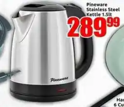 Three Star Cash and Carry Pineware Stainless Steel Kettle offer