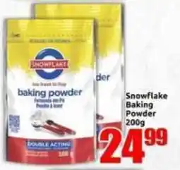 Three Star Cash and Carry Snowflake Baking Powder offer