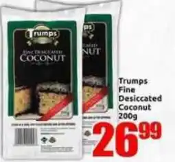 Three Star Cash and Carry Trumps Fine Desiccated Coconut offer