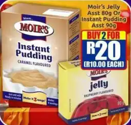 Three Star Cash and Carry Moir's Instant Pudding offer