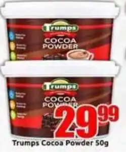 Three Star Cash and Carry Trumps Cocoa Powder offer