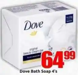 Three Star Cash and Carry Dove Bath Soap offer