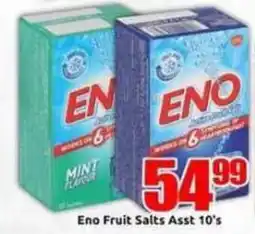 Three Star Cash and Carry Eno Fruit Salts Assorted offer