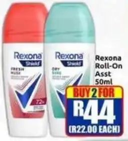 Three Star Cash and Carry Rexona Roll-On Assorted offer