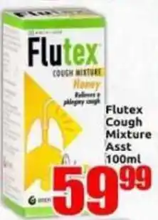 Three Star Cash and Carry Flutex Cough Mixture Honey offer
