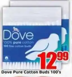 Three Star Cash and Carry Dove Pure Cotton Buds offer