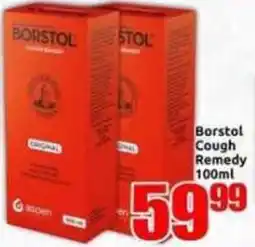 Three Star Cash and Carry Borstol Cough Remedy offer