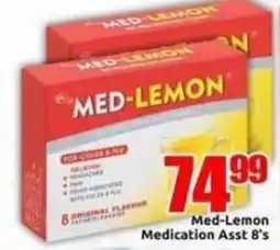 Three Star Cash and Carry Med-Lemon Medication Assorted offer