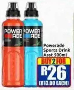 Three Star Cash and Carry Powerade Sports Drink Assorted offer
