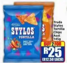 Three Star Cash and Carry Truda Stylos Tortilla Chips offer