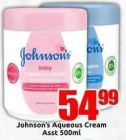 Three Star Cash and Carry Johnson's Aqueous Cream offer