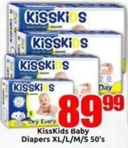 Three Star Cash and Carry KissKids Baby Diapers offer