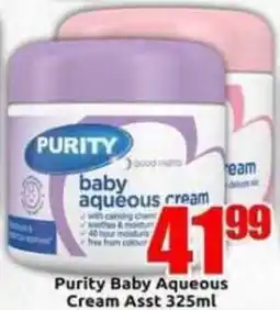 Three Star Cash and Carry Purity Baby Aqueous Cream Assorted offer