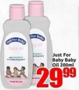 Three Star Cash and Carry Just For Baby Baby Oil offer