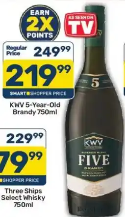 Pick n Pay Liquor KWV 5-Year-Old Brandy offer