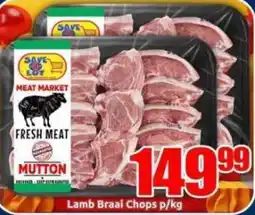 Three Star Cash and Carry Save Lot Meat Market Mutton Lamb Braai Chops offer