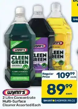 Pick n Pay Wynn's 2 Litre Concentrate Multi-Surface Cleaner Assorted offer