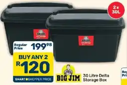 Pick n Pay BIG JIM 30 Litre Delta Storage Box offer