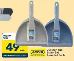 Pick n Pay ADDIS Dustpan and Brush Set Assorted offer
