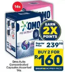 Pick n Pay Omo Auto Concentrated Capsules Assorted offer