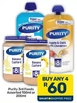 Pick n Pay Purity 3rd Foods Assorted offer