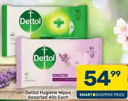 Pick n Pay Dettol Hygiene Wipes Assorted offer