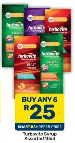 Pick n Pay Turbovite Syrup Assorted offer