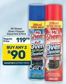 Pick n Pay Mr. sheen - oven cleaner offer