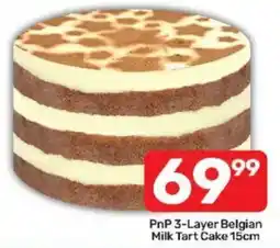 Pick n Pay PnP 3-Layer Belgian Milk Tart Cake 15cm offer