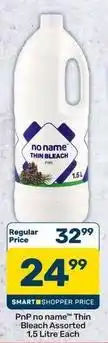 Pick n Pay Thin bleach offer