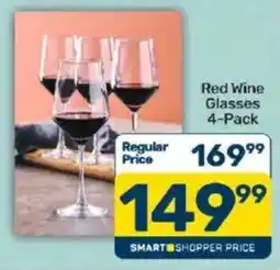 Pick n Pay Red Wine Glasses 4-Pack offer