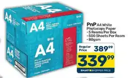 Pick n Pay PnP A4 White Photocopy Paper offer