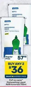 Pick n Pay Dishwashing liquid refill offer